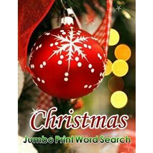 Christmas Jumbo Print Word Search, Paperback - Puzzlefast imagine