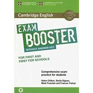 Cambridge English Exam Booster for First and First for Schools Without Answer Key with Audio: Comprehensive Exam Practice for Students, Paperback - He imagine
