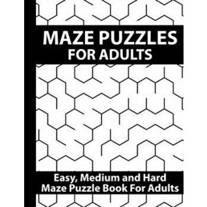 Maze puzzles for Adults: Amazing Brain Challenging Maze Puzzle Game Book for Teens, Young Adults, Adults, Senior, Large Print., Paperback - Brother's imagine