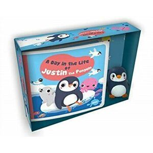 Day in the Life of Justin the Penguin (box edition), Bath book - Auzou Publishing imagine