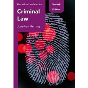 Criminal Law, Paperback - Jonathan Herring imagine