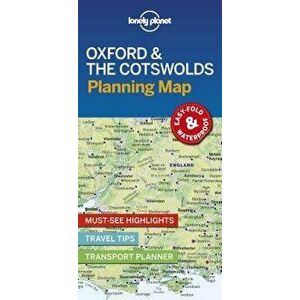 Lonely Planet Oxford & the Cotswolds Planning Map, Paperback - Lonely Planet imagine