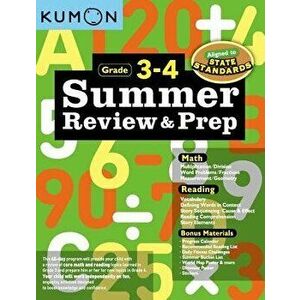 Summer Review and Prep 3-4, Paperback - Kumon imagine