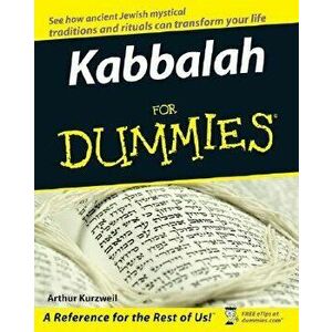 Kabbalah for Dummies, Paperback - Arthur Kurzweil imagine