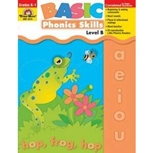 Basic Phonics Skills Level B, Paperback - Evan-Moor Educational Publishers imagine