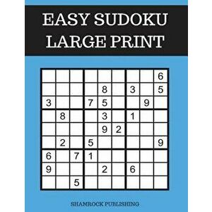 Easy Sudoku Puzzle Books Large Print, Paperback - Shamrock Publishing imagine