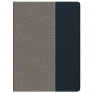 CSB Apologetics Study Bible for Students, Gray/Navy Leathertouch - Csb Bibles by Holman imagine
