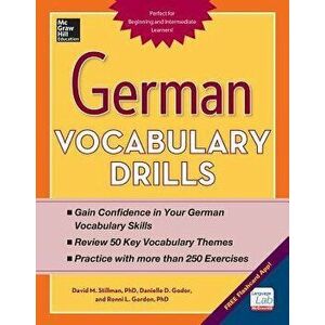 German Vocabulary Drills, Paperback - David M. Stillman imagine