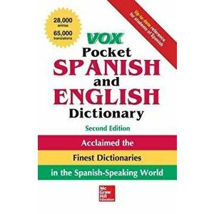 Vox Pocket Spanish and English Dictionary, 2nd Edition, Paperback - Vox imagine
