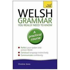Welsh Grammar You Really Need to Know, Paperback - Christine Jones imagine