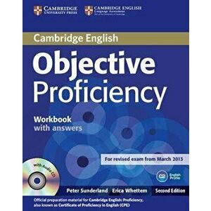 Objective Proficiency Workbook with Answers with Audio CD, Paperback - Peter Sunderland imagine