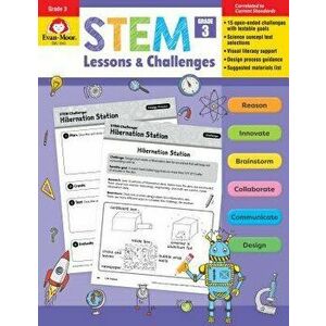 Stem Lessons and Challenges, Grade 3, Paperback - Evan-Moor imagine