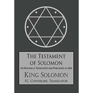 The Testament of Solomon, Hardcover - King Solomon imagine