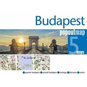 Budapest Popout Map, Hardcover - Popout Maps imagine