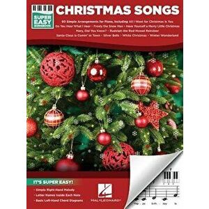 Christmas Songs - Super Easy Songbook, Paperback - Hal Leonard Corp imagine