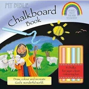 My Bible Chalkboard Book: Stories from the New Testament (Incl. Chalk), Board book - Su Box imagine