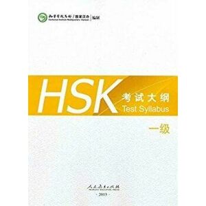 HSK Test Syllabus Level 1, Paperback - *** imagine