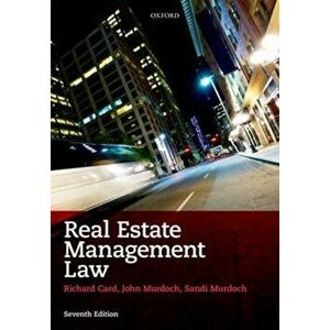 Real Estate Management Law, Paperback - Sandi Murdoch imagine