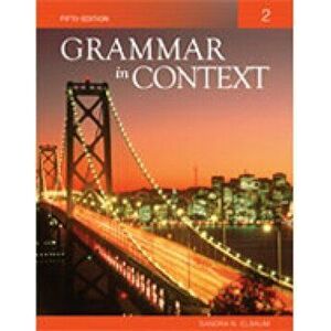 Grammar in Context 2, Paperback - Sandra N. Elbaum imagine