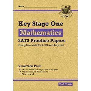 New KS1 Maths SATS Practice Papers: Pack 3 (for the 2020 tests), Paperback - CGP Books imagine