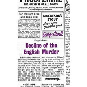 Decline of the English Murder, Paperback - George Orwell imagine