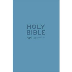 NIV Pocket Cyan Soft-tone Bible with Zip, Paperback - *** imagine