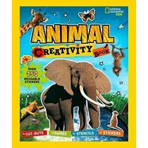 National Geographic Kids: Animal Creativity Book: Cut-Outs, Games, Stencils, Stickers, Paperback - National Geographic imagine
