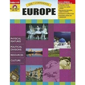 The 7 Continents Europe, Paperback - Evan-Moor Educational Publishers imagine