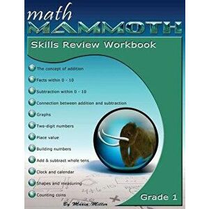 Math Mammoth Grade 1 Skills Review Workbook, Paperback - Maria Miller imagine
