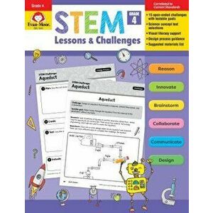 Stem Lessons and Challenges, Grade 4, Paperback - Evan-Moor imagine