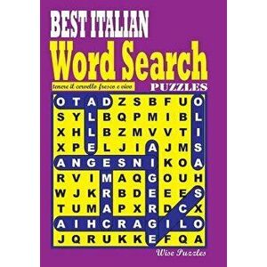 Best Italian Word Search Puzzles, Paperback - Wise Puzzles imagine