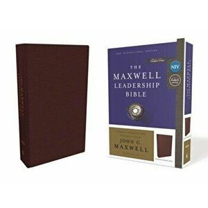 Niv, Maxwell Leadership Bible, 3rd Edition, Premium Bonded Leather, Burgundy, Comfort Print - John C. Maxwell imagine