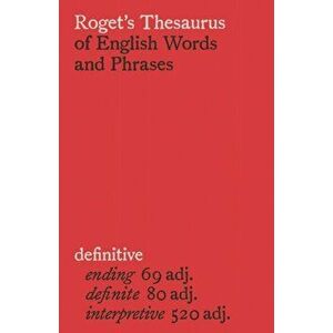 Roget's Thesaurus of English Words and Phrases, Hardcover - Penguin Uk imagine