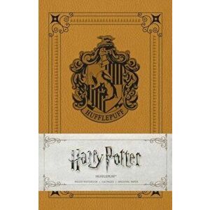 Harry Potter: Hufflepuff Ruled Notebook, Paperback - Insight Editions imagine