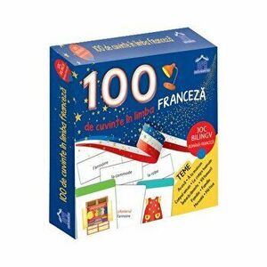 100 de cuvinte in limba franceza - joc bilingv - Didactica Publishing House imagine