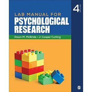Lab Manual for Psychological Research, Paperback - J. Cooper Cutting imagine