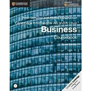 Cambridge International AS and A Level Business Coursebook with CD-ROM - Alistair Farquharson imagine