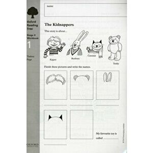 Oxford Reading Tree: Level 8: Workbooks: Workbook 1: The Kidnappers and Viking Adventures (Pack of 6) - Thelma Page imagine