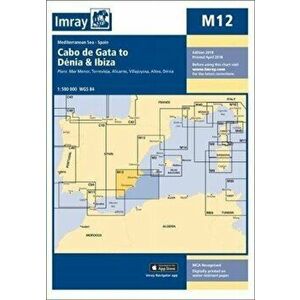 Imray Chart M12. Cabo de Gata to Denia and Ibiza, Paperback - *** imagine