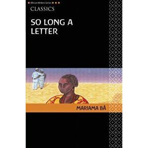 AWS Classics So Long A Letter, Paperback - Mariama Ba imagine