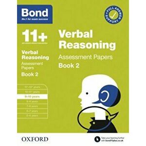 Bond 11+ Verbal Reasoning Assessment Papers 9-10 Years Book 2, Paperback - *** imagine