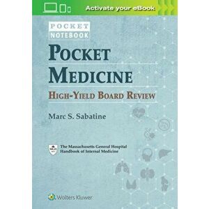 Pocket Medicine High-Yield Board Review, Paperback - Dr. Marc S Md Sabatine imagine