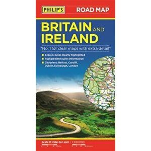 Philip's Britain and Ireland Road Map, Paperback - Philip'S Maps imagine