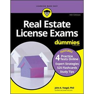 Real Estate License Exams for Dummies with Online Practice Tests, Paperback - John A. Yoegel imagine