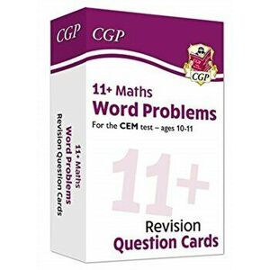 New 11+ CEM Revision Question Cards: Maths Word Problems - Ages 10-11, Hardback - CGP Books imagine