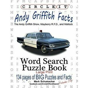 Circle It, Andy Griffith Facts, Word Search, Puzzle Book, Paperback - *** imagine