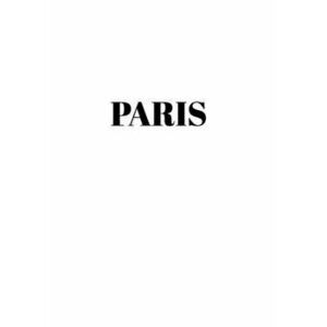 Paris: Hardcover White Decorative Book for Decorating Shelves, Coffee Tables, Home Decor, Stylish World Fashion Cities Design - *** imagine