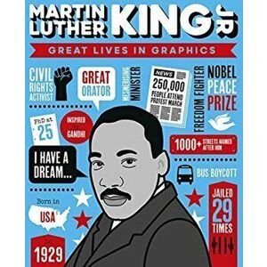 Great Lives in Graphics: Martin Luther King, Hardback - Books Button imagine