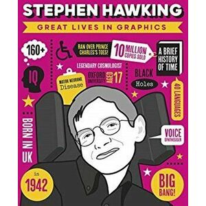 Great Lives in Graphics: Stephen Hawking, Hardback - Books Button imagine