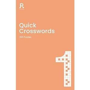 Quick Crosswords Book 1. a crossword book for adults containing 200 puzzles, Paperback - *** imagine